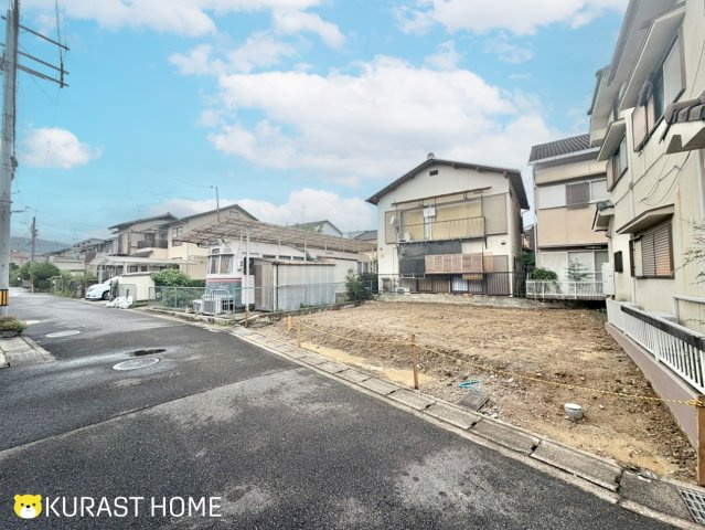 京都市西京区樫原五反田　建築条件なし土地の前面道路含む現地写真