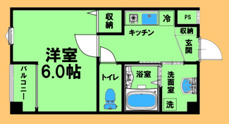 【間取り】 | TNTビル | 間取り図：反転タイプ含