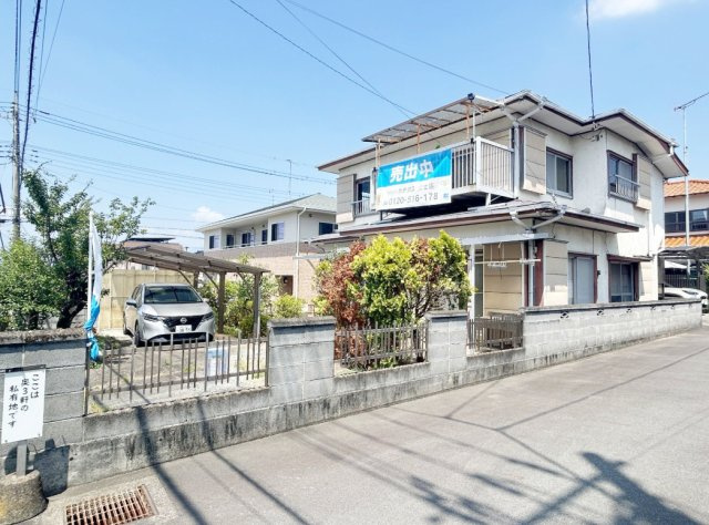 売中古戸建　富士宮市万野原新田の前面道路含む現地写真