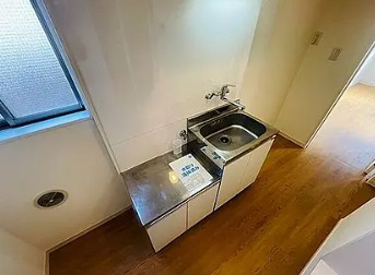クオレテラスのキッチン|※別部屋参考写真