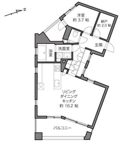 【間取り】 | 小田急コアロード広尾