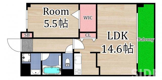 【間取り】 | ゲートレジデンス鶴見緑地