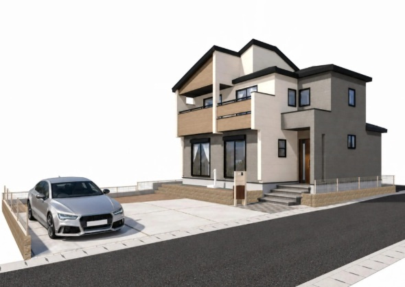 【完成予想図】 | 田方郡函南町柏谷2期　新築一戸建て　全1棟
