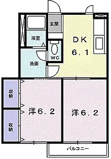 観音寺市　一棟アパートの間取り