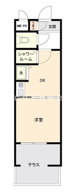 ライオンズマンション江古田第５の間取り