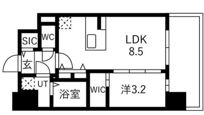 エスリードレジデンス ザ・グラン都島ノアの間取り
