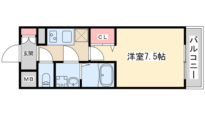 【間取り】 | エスレジデンス江坂アレグリア