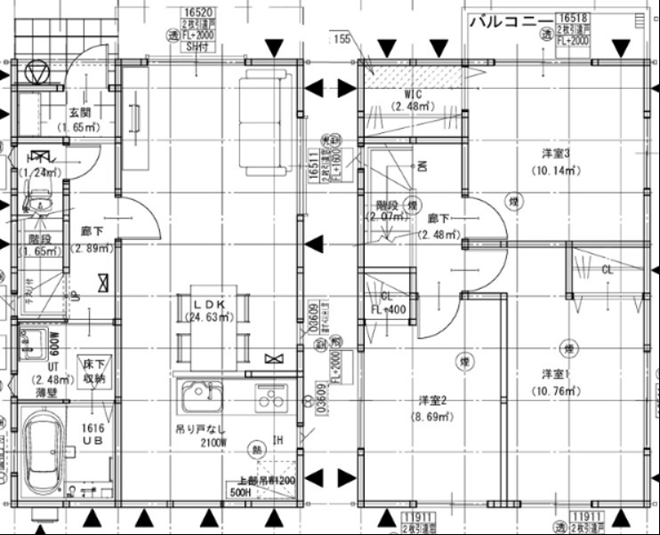グランソフィア鎌倉町Cの間取り