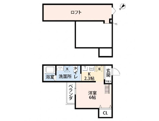 【間取り】 | カーサブルーノ萩原天神