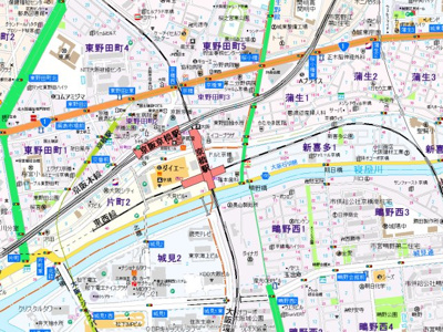 【地図】 | スワンズシティ大阪城ノース