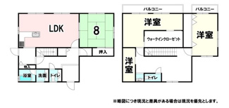【間取り】 | 北葛城郡上牧町桜ケ丘1丁目