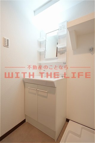 メゾンソレイユ鳥栖【キャッシュバック対象物件】の独立洗面台|※同施工会社物件の写真　※現状優先