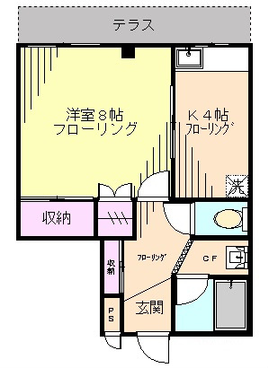 コーポスバル の間取り|間取りです。