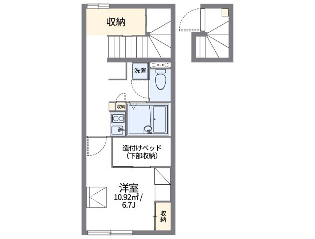 【間取り】 | レオパレス鶴羽