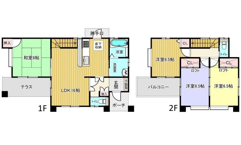安佐南区伴西4丁目の間取り