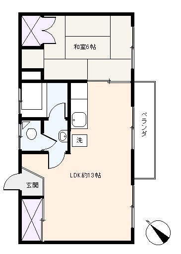 S0352R　中村ハイツの間取り