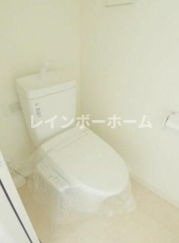 ママベルＢ　仲介手数料（賃料の1.10ヵ月）の50％OFF対象物件！のトイレ|落ち着いたトイレです