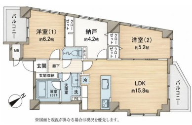 【間取り】 | ユニーブル御殿山南