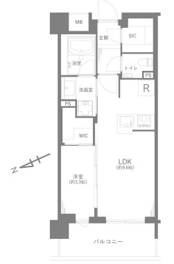 【間取り】 | リビオレゾン渋谷笹塚