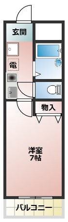 アーバン・ヨシダⅡの間取り