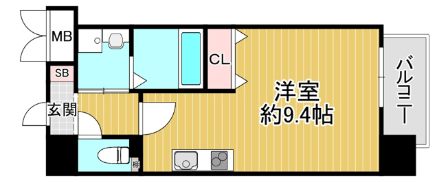 【間取り】 | エス・キュート城東中央