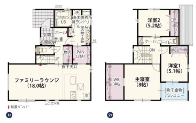 【間取り】 | ワイウッドコート深谷市岡 第15期　新築住宅 | ≪3号棟≫