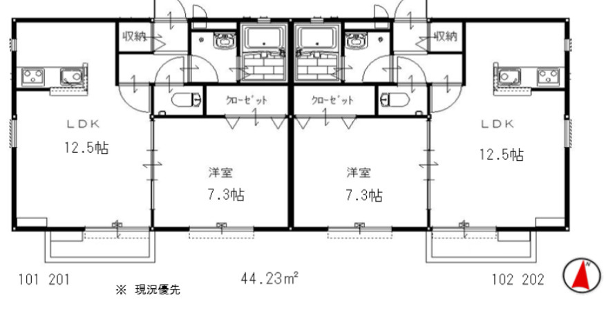 リヴェエールの間取り