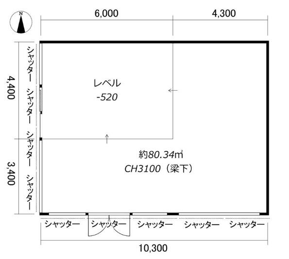 川添ショッピングセンターの間取り