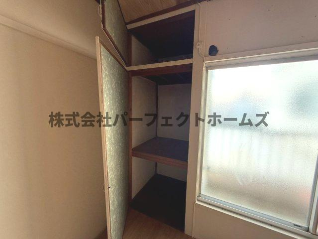 池田2丁目テラスハウス　賃貸の収納|収納のためのスペースです