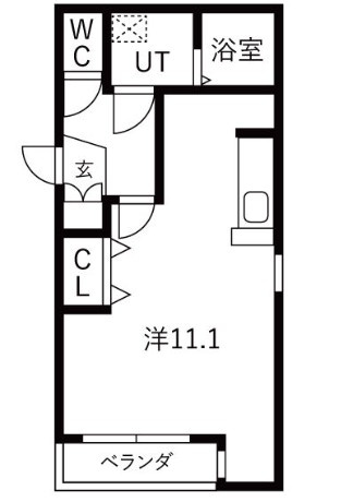 【間取り】 | Leciel桜本町Ⅱ【名古屋市賃貸・AL付き】