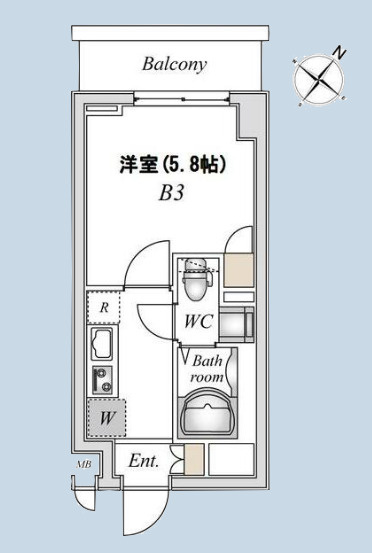 N-Stage稲城の間取り