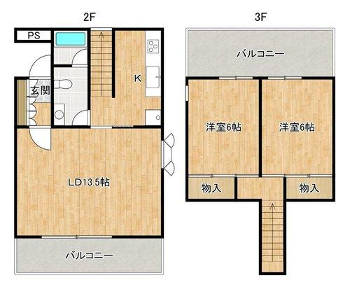 コートハウス陸王の間取り