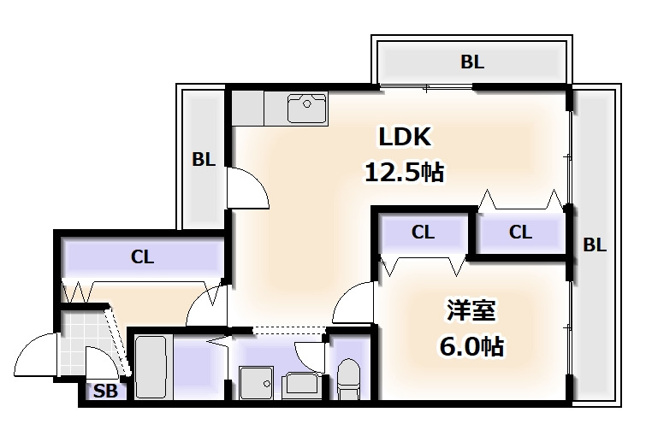 【間取り】 | パークハイム住之江