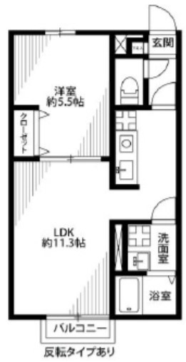 アムール結【仲介手数料：50％OFF】対象物件！の間取り
