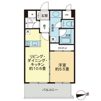 メゾン・ド山手の間取り
