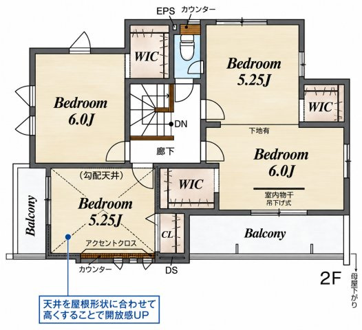 川越市郭町2丁目 １号棟の間取り