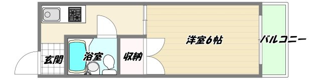 大阪市淀川区十三本町３丁目の賃貸マンションの間取り