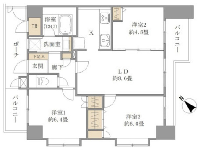 【間取り】 | 藤和シティホームズ西巣鴨