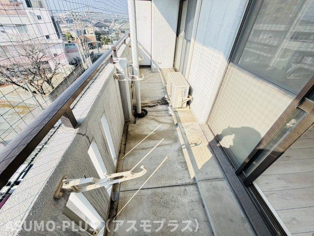 太宰府市朱雀１丁目の賃貸マンションのバルコニー
