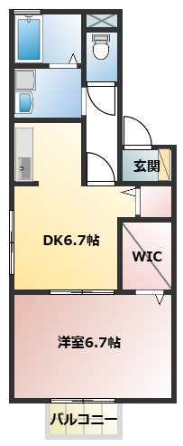 クレベール眞の間取り