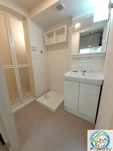 ガーデンハウス・KIIの洗面所|パース写真