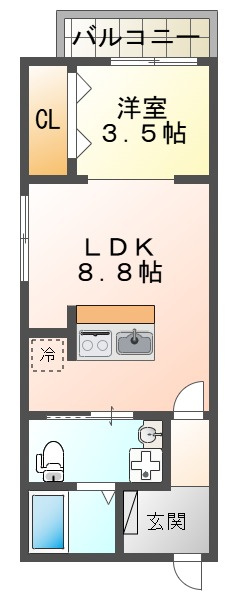 STAY THE HOUSE 須磨 SEA SIDEの間取り