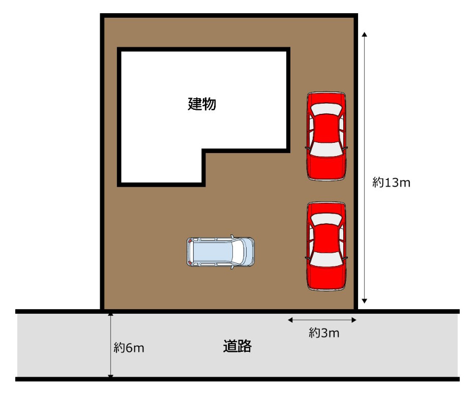 売中古戸建　富士宮市外神の区画図