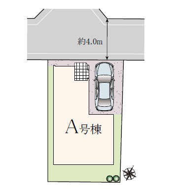 練馬区大泉学園町2丁目　ZEH水準×耐震　ロフト付き住宅　限定1棟の区画図