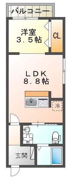 STAY THE HOUSE 須磨 SEA SIDEの間取り