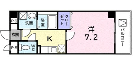草加市氷川町のアパートの間取り