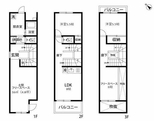 大宮２丁目店舗事務所の間取り