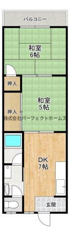 マンション島村の間取り