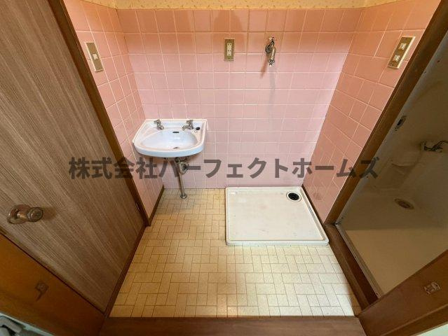 マンション島村の洗面所|忙しい朝には欠かせない洗面所です