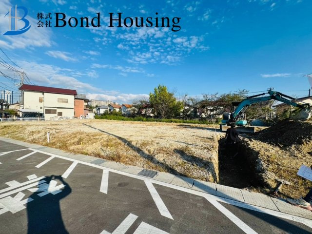 全7区画　1号棟　LDK20帖　収納豊富　二見町福里　新築戸建の外観